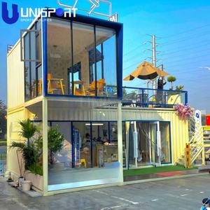 现代预制集装箱咖啡店户外咖啡厅酒吧运输集装箱亭便携式餐厅设计 - Product Image 6