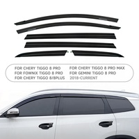 Visera de ventana lateral automotriz, protector de ventilación, sombra, protección contra la lluvia, deflectores de viento para Chery Tiggo 8 Tiggo 8 pro Tiggo 8 plus