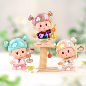 Serie Bu Er Let's <span class=keywords><strong>Go</strong></span> di Alta Qualità, Miniature Carine Bu Er, Scatole Sorpresa con Figurine in Resina, Bambole Fai-da-Te per Decorazione Casa - Product Image 4