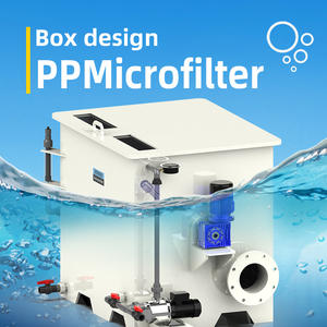 Filtre à tambour rotatif 200 m³/h en PP, système RAS <span class=keywords><strong>intérieur</strong></span>, épurateur de protéines, machine de filtration d'eau, équipement d'<span class=keywords><strong>aquaculture</strong></span> - Product Image 4