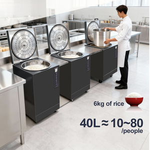 Cuiseur à riz professionnel 40L en acier inoxydable à faible teneur en sucre, 3200W, cuisson rapide, isolation en mousse, nettoyage facile - Product Image 4