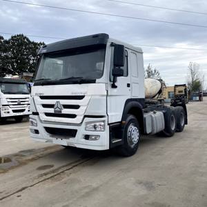 รถบรรทุกหัวลากมือสอง SINOTRUK Howo 6x4 พวงมาลัยซ้าย 351-450 แรงม้า เครื่องยนต์ Weichai เกียร์ธรรมดา 8F/1R รับน้ำหนัก 21-30 ตัน - Product Image 2