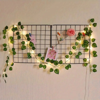 Congé artificiel Guirnalda Hojas Hiedra Feuille Lumière de Mariage LED Luz Dormitorio Boda Fiesta Hogar jardin Decoracion Garden Luces