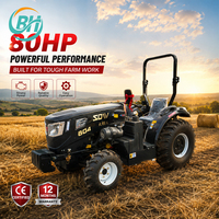 Nouveau modèle de tracteur agricole 4x4 de 50 CV, 70 CV, 80 CV, 100 CV, 120 CV avec chargeur frontal pour l'agriculture et l'utilisation en jardinage