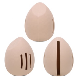 Sac de rangement anti-poussière et respirant pour éponge de maquillage B21 en silicone, option logo personnalisé, outils de beauté portables, vente chaude - Product Image 4