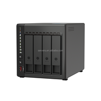 Serveur de stockage NAS mini haute performance Qnap Ts-466C 2.5Gbe avec SSD M2 Nvme 4 baies 8 Go 16 Go