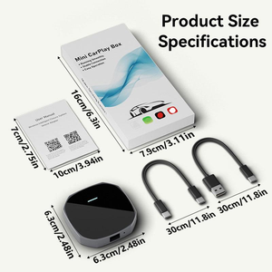 Bộ chuyển đổi CarPlay không dây đa năng, hỗ trợ WiFi kép, Android Auto, hộp thông minh AI với YouTube, Netflix, IPTV và các ứng dụng bổ sung dành cho Apple - Product Image 6