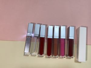 Brillo labial mate plateado de 7 ml al por mayor con luz LED, marca privada, libre de crueldad animal, brillo labial líquido vegano con espejo - Product Image 5