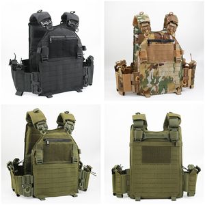 سترة تكتيكية واقية من الرصاص 900D بنمط مموه سريع الفك للاستخدام الخارجي - Product Image 5