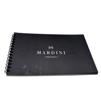 Cahier A4 en Carton Plastique PVC Bande Spirale Cercle Anneau Reliure à Feuilles Mobiles Bobine de Réservation Boîte de Bureau Scolaire Inclus Offset