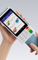 Mesin Pembayaran Genggam Pos EDC Fintech Sistem Android 11 Terminal Pos Mobile dengan Keypad Fisik