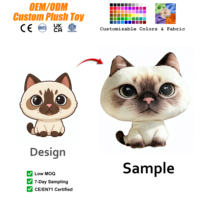 Peluche de chat réaliste personnalisée, animaux en peluche personnalisés pour enfants, cadeaux de Noël, décoration de la maison, peluches kawaii, mascotte