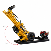 Foreuse pneumatique LYQZ-200 pour trous de forage avec entraînement à angle de 45 à 90 degrés