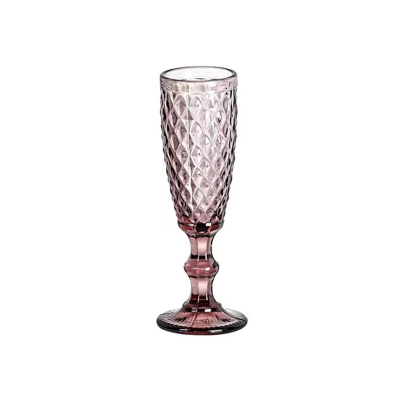 Kaly's Modern Thick Glass Wine Glasses 150ml Capacity in Blue Grey &  Colorful Options for Weddings & Parties (Model K022)| Alibaba.com
