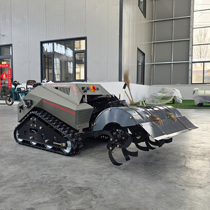 Cortadora <span class=keywords><strong>de</strong></span> Césped con Orugas, Arranque Eléctrico, Batería <span class=keywords><strong>de</strong></span> 48V 23Ah, Control Remoto, Accesorios Reemplazables, Modelo para Corte en Campos <span class=keywords><strong>de</strong></span> Golf - Product Image 1