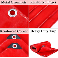 Bâche de camion imperméable en PE couleur argent 5x10m, 280gsm, bâches en PE imperméables