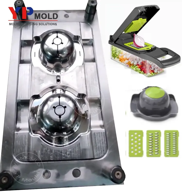 Molding Service Customized High Precision Plastic Fruit Vegetable Chopper Shell Mold Plastic Injection Mold Mould