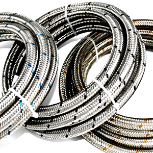 Universal AN4 AN6 AN8 AN10 AN12 3/8 "Couverture en nylon coloré NBR/CPE Tube intérieur gazole ligne Flexible en nylon tressé E85 <span class=keywords><strong>tuyau</strong></span> <span class=keywords><strong>de</strong></span> carburant - Product Image 4