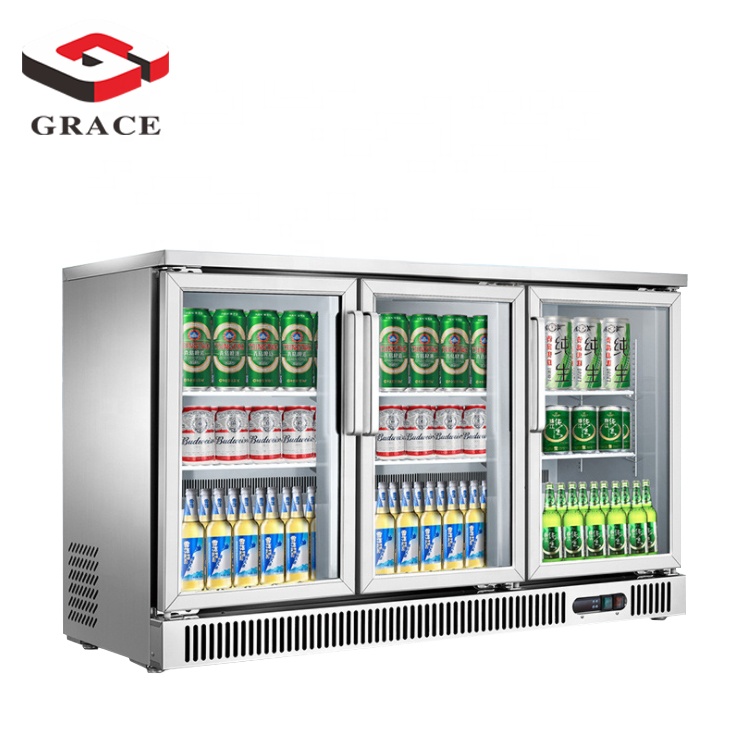 Commercial Milk Bubble Tea Counter Equipment Coffee Shop Bar Counter Refrigerator Worktop Chiller Bar Counter