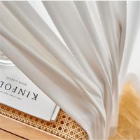 Vente en gros de Offres Spéciales nouveau design de haute qualité, texture blanche, voilages pour la décoration des hôtels du salon