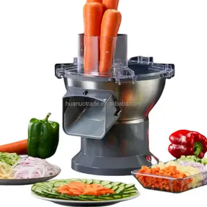 Cortador elétrico de frutas e legumes em aço inoxidável batata cebola pepino cenoura