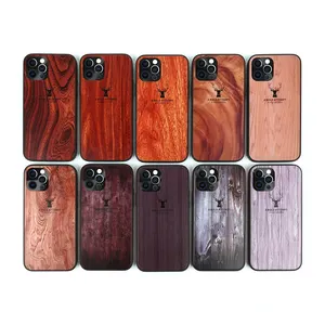 Luxe Cd Camera Bescherm Retro Hout Custom Uv Printing Telefoon Case Cover Voor Iphone 6G 7G 8G plus Xs Xr 13 Mini 12 11 Pro Max