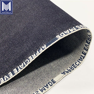 Tissu en denim indigo japonais 100 % coton 14,1 oz personnalisé, bordure Dobby, style Slub, <span class=keywords><strong>jean</strong></span> <span class=keywords><strong>Wrangler</strong></span>, fil tissé, pour garçons et filles - Product Image 3