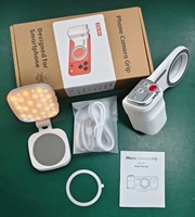 Poignée de caméra pour iPhone, télécommande amovible intégrée, porte-clés magnétique, poignée de caméra pour téléphone sans application, prise de vue amusante, poignée magnétique