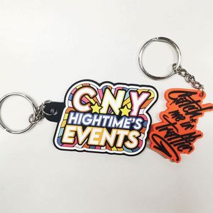 <b>Personalized</b> Promotional Key Chain Custom Sublimation Printing Logo Soft PVC 2D Rubber Gift Item - Product Image 6