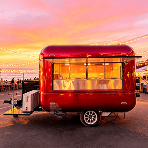 Ice Cream Truck Mobile Drink Cart Street Food Cart Snack Food Cart Food Truck Coffee Trailer - Product Image 4