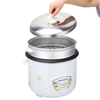 Olla Arrocera Eléctrica Antiadherente de Hierro, Vaporera Combinada, 2L-6L, con Taza Medidora, Paleta, Control de Temporizador Digital Inteligente, Ecológica