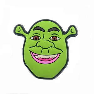 2023 venta al por mayor personalizado nuevo monstruo de dibujos animados <span class=keywords><strong>Shrek</strong></span> zapatos encantos PVC zapato decoración como regalo para el Niño Zapatos - Product Image 6