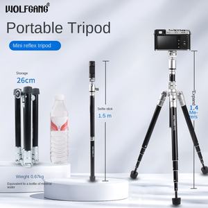 Wolfgang Professional JZ008 Trépied de concert SLR Portable Single Stand pour Micro Camera Handheld <span class=keywords><strong>Reflex</strong></span> Live Stand - Product Image 3