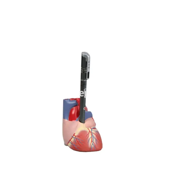 V-PH-16 بالجملة مخصص البلاستيك شكل قلب واحد معاطف للأطباء والممرضات حامل قلم ستايلس القلم