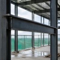 Poutre en acier laminée à chaud, profil en T, acier structurel pour la construction