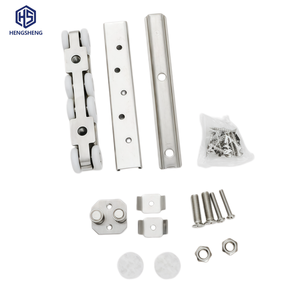 8 Roulettes silencieuses en acier inoxydable <span class=keywords><strong>de</strong></span> 95 kg <span class=keywords><strong>pour</strong></span> portes coulissantes suspendues, accessoires <span class=keywords><strong>pour</strong></span> portes et fenêtres en bois, fourniture en gros <span class=keywords><strong>pour</strong></span> la maison - Product Image 1