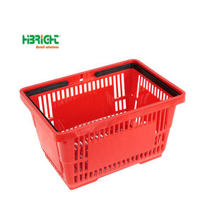 Tamaño personalizado, colorido, duradero, 30l, tienda de supermercado comercial, cesta de la compra de plástico - Product Image 6