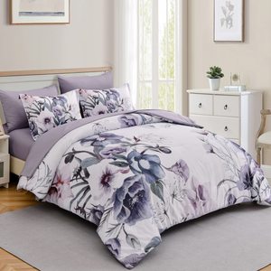 <span class=keywords><strong>Set</strong></span> di Biancheria da Letto in Poliestere con Stampa Floreale Personalizzata, Tasche Profonde 12 Pollici, Microfibra Ultra Morbida per Camera da Letto, Servizio OEM ODM - Product Image 3
