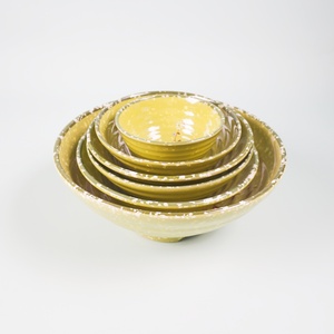 Cuenco para servir de <span class=keywords><strong>ramen</strong></span> de melamina con patrón verde clásico, cuenco grande de plástico de cerámica para Fideos, ensalada de frutas, sopa, tazón para mezclar masa - Product Image 4