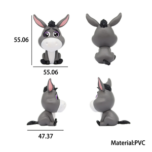 Set di Statuette Animali in PVC, <span class=keywords><strong>Amici</strong></span> della Fattoria, Confezioni Multiple per Regalo, Decorazione Scrivania, Collezione Giocattoli - Product Image 2