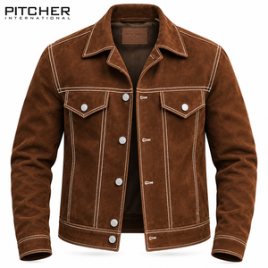 Veste en cuir pour homme style Cafe Racer, veste de moto, design personnalisé, fournisseur d'usine, faible MOQ, USA - Product Image 5