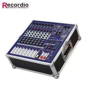 Multifunctional Oem Dsp 8 Channel Powered Mixer For Stage Performance