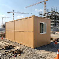 Maison conteneur pliable pour l'Asie du Sud-Est, Philippines, Indonésie, maison préfabriquée mobile de 20 pieds, toit isolé, climat chaud