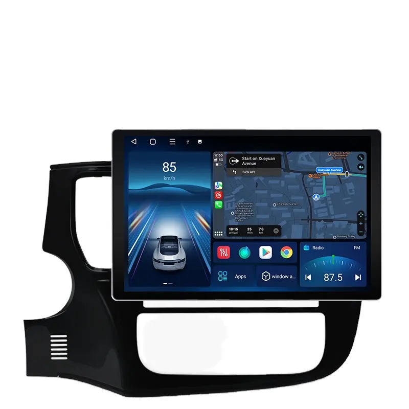 Junsun 13 "cho Mitsubishi Outlander 2 Din Xe Android đài phát thanh stereo Player GPS cho Mitsubishi Outlander 3 gf0w gg0w 2012-2018