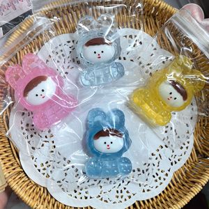 2025 NEW Viral Jelly Bunny <b>Squishy</b> Toy-Soft TPR Stress Relief Quiet Fidget Gift for Teens&Adults Pocket-Sized Therapy - Product Image 1