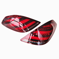 Hochwertige Rote 12V LED-Rückleuchten für S-Klasse W222 S400/S450 2013-2016 Plug & Play Neue Auto-Heckteile