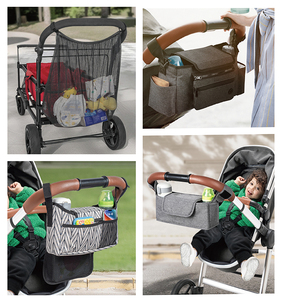 Organizzatore per passeggino regolabile in Velcro con cinturino regolabile in Neoprene da 4mm - Product Image 4