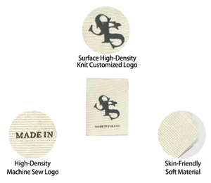 Nhà Máy Bán Buôn Tùy Chỉnh Dệt Nhãn Vá May Trên Dệt Vải Tag Miễn Phí Thiết Kế Nhanh Chóng Vận Chuyển Cổ Nhãn Cho Quần Áo May Mặc - Product Image 2