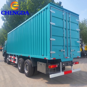 Новый грузовик Sinotruk Howo 8x4, 12 колес, для логистических перевозок, 371 л.с., 400 л.с., 430 л.с., тяжелый, 40, 60, 80 тонн, фургон-бокс, грузовой автомобиль, лорри - Product Image 4