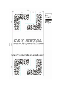 Hermosa y duradera cabina de ascensor de acero inoxidable 304 Personalización de cabina de acero inoxidable de gama alta - Product Image 6